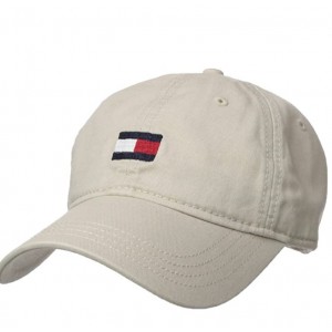 Tommy Hilfiger Men's Ardin Dad Hat- Stone